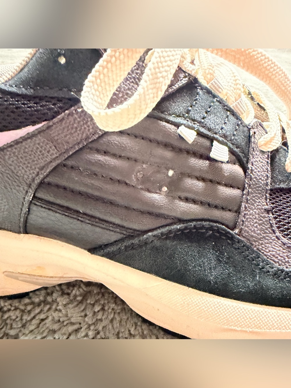 10.5 Coach C301 Chunky Black Lace-Up Sneakers - Picture 8 of 10